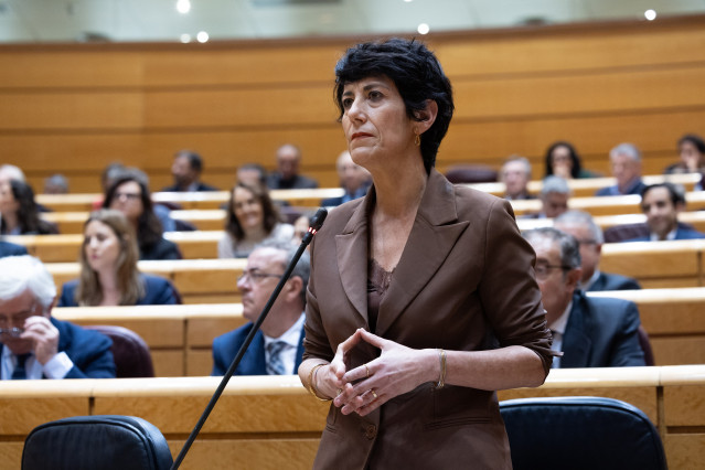 La ministra de Seguridad Social y Migraciones y portavoz del Gobierno, Elma Saiz.