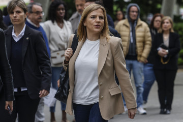 Archivo - Imagen de archivo de la delegada del Gobierno, Pilar Bernabé, a su llegada a declarar como testigo, en la causa que investiga la gestión de la DANA, en la Ciudad de la Justicia de Valènci