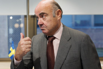 Archivo - El vicepresidente del Banco Central Europeo (BCE), Luis de Guindos, a su llegada al evento Encuentro Kreab, a 22 de septiembre de 2023, en Madrid (España). Los Encuentros Kreab buscan favor