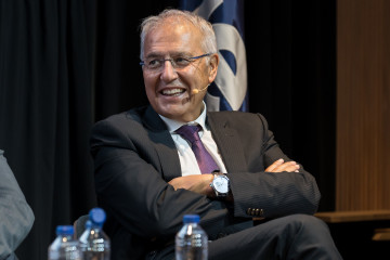 Archivo - El nuevo director de Indra Espacio, Miguel Ángel Panduro, interviene durante  el foro  'A los 40 años de la adhesión: cómo España quiere que Europa sea' organizado por la Fundación Car