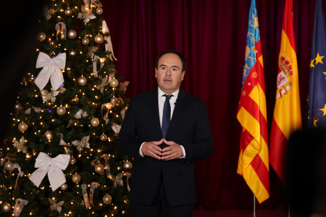 Mensaje de Fin de Año del president de la Generalitat, Juanfran Pérez Llorca