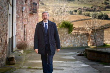 El presidente del Gobierno de Aragón en Almohaja con motivo de su discurso de Fin de Año.