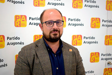 Archivo - El secretario general del Partido Aragonés (PAR), Alberto Izquierdo.