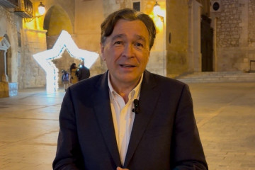 El portavoz parlamentario de Teruel Existe, Tomás Guitarte.