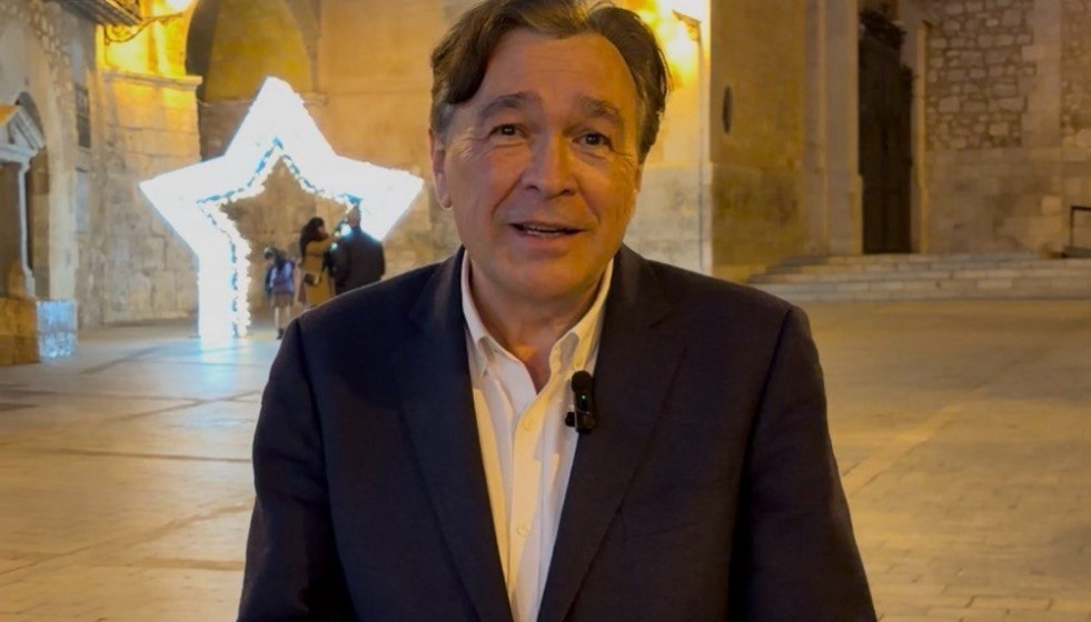 El portavoz parlamentario de Teruel Existe, Tomás Guitarte.