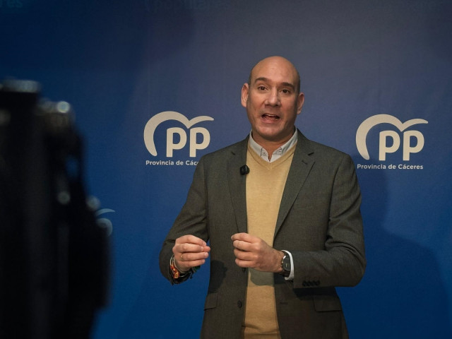 El  portavoz del PP de Extremadura, José Ángel Sánchez Juliá