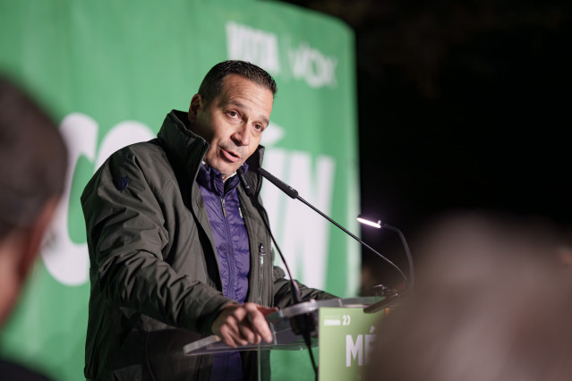 El candidato de Vox a la Presidencia de la Junta en las elecciones del 21 de diciembre, Óscar Fernández Calle