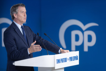 El presidente del Partido Popular, Alberto Núñez Feijóo.