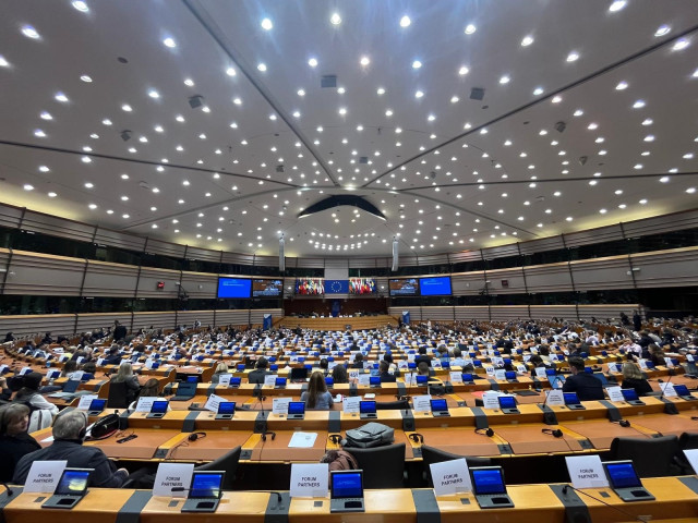 Archivo - Dependencias del Parlamento Europeo.