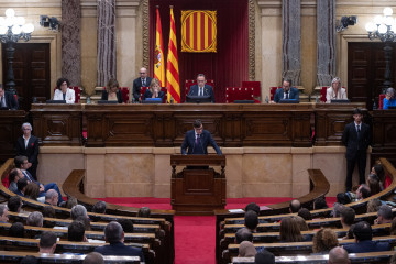 Archivo - Debate de Política General (DPG) en el Parlament  el 8 de octubre de 2024 marcado por los debates sobre la regulación de los alquileres de temporada.