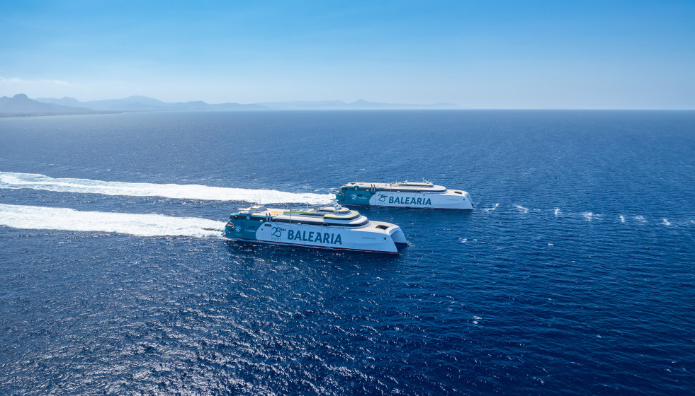 Archivo - Imagen de 'fast ferries' de Baleària.