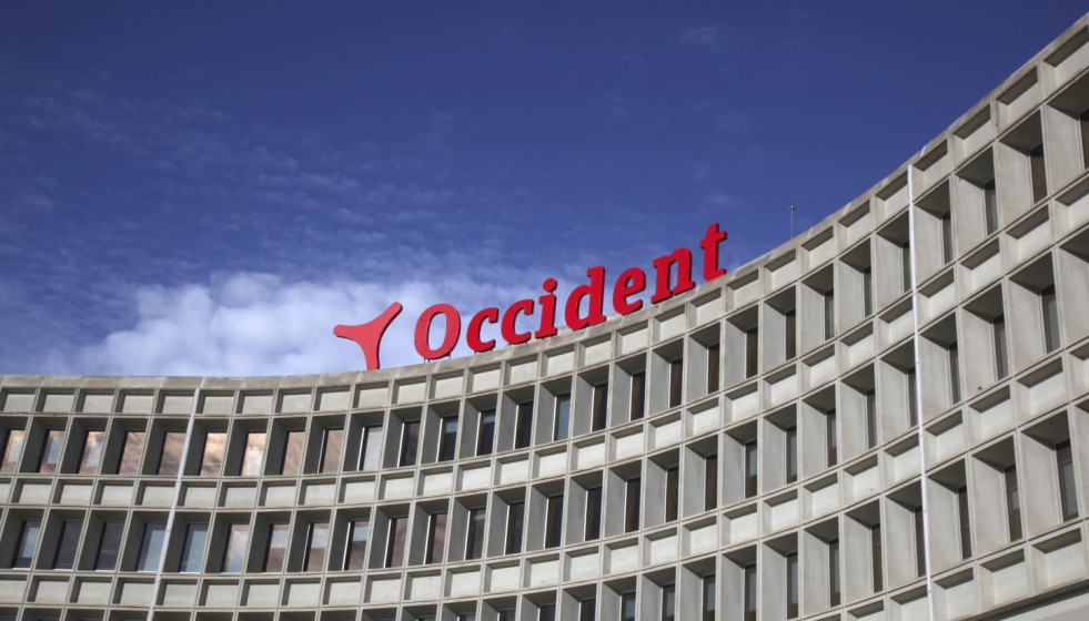 Archivo - Logo de Occident en la sede de Grupo Catalana Occidente en Sant Cugat del Vallès (Barcelona).