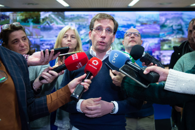 El alcalde de Madrid, José Luis Martínez-Almeida.