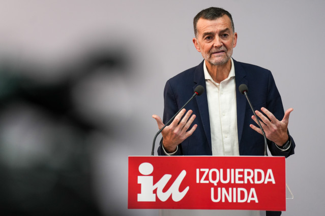 El coordinador federal de Izquierda Unida, Antonio Maíllo