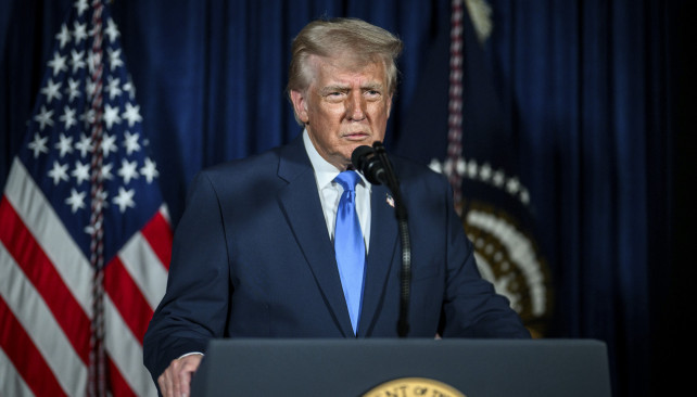 EuropaPress 7134613 26 november 2025 us palm beach us president donald trump delivers an