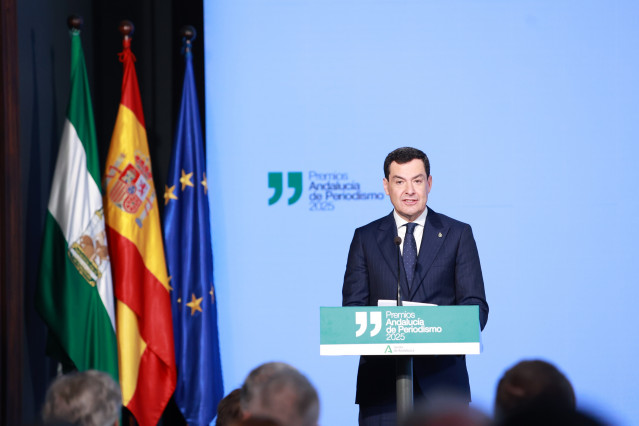 El presidente de la Junta de Andalucía, Juanma Moreno, en una imagen de archivo.