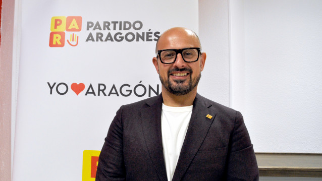 El candidato del PAR a la Presidencia de Aragón, Alberto Izquierdo.