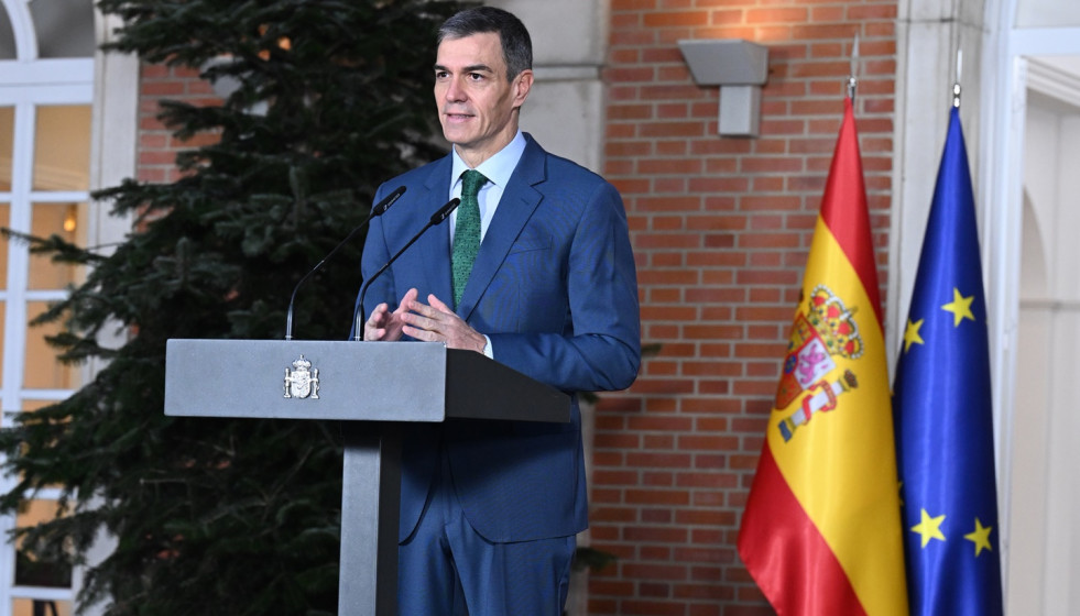 El presidente del Gobierno, Pedro Sánchez