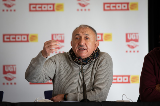 Archivo - El secretario general de UGT, Pepe Álvarez