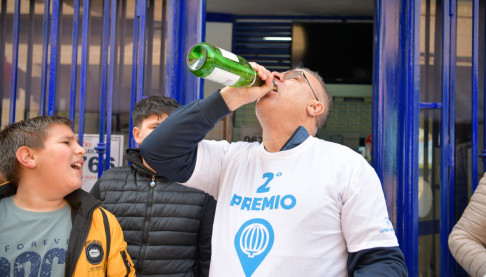 EuropaPress 6436844 agraciados segundo premio sorteo extraordinario nino 2025 correspondiente