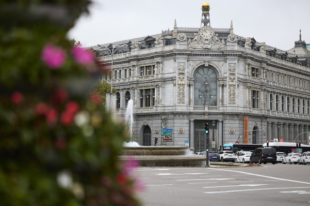 Archivo - Fachada del Banco de España, a 24 de noviembre de 2025, en Madrid (España).