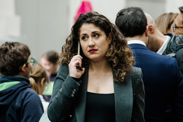 Archivo - La portavoz adjunta del PSOE, en el acto de la Constitución del Consistorio madrileño.