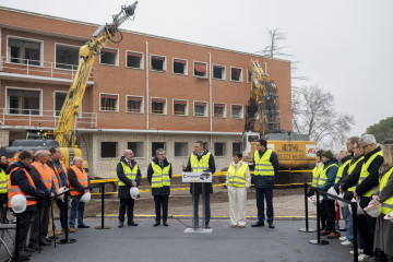 El ministro de Presidencia, Félix Bolaños, el presidente del Gobierno, Pedro Sánchez, la ministra de Vivienda, Isabel Rodríguez, y el ministro para la Transformación Digital, Óscar López, en la