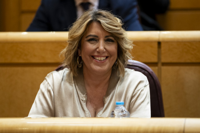 Archivo - La senadora del PSOE Susana Díaz.