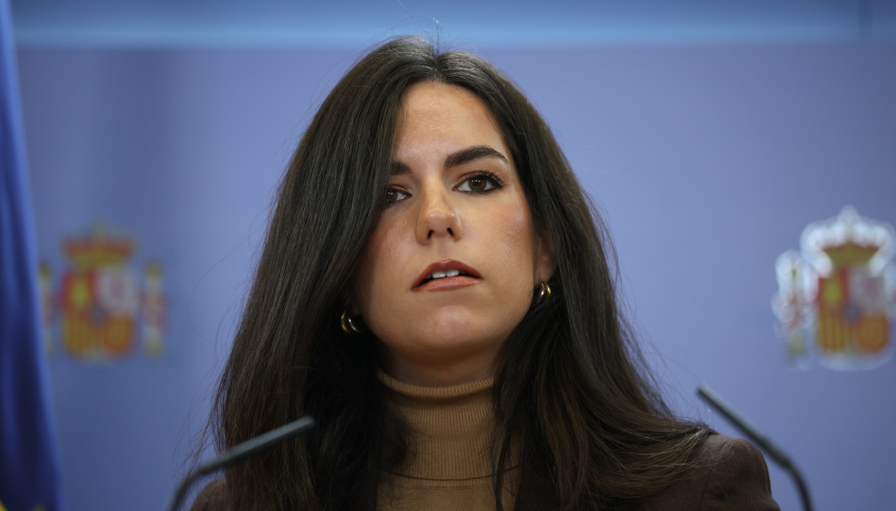 Archivo - La portavoz de Vox en el Congreso, Pepa Millán, durante una rueda de prensa en el Congreso de los Diputados.