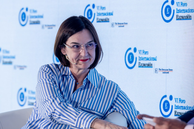 Archivo - La presidenta de la CNMC, Cani Fernández, durante la primera jornada del VI Foro Internacional Expansión, en el Parador de Alcalá de Henares, a 21 de mayo de 2025, en Alcalá de Henares, Madrid (España)