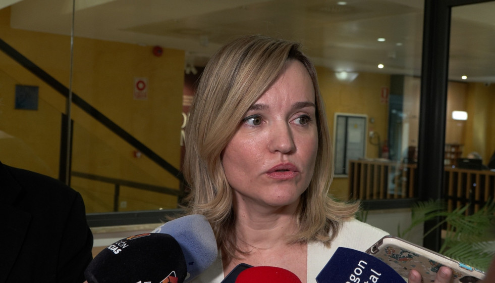 La secretaria general del PSOE Aragón, Pilar Alegría.