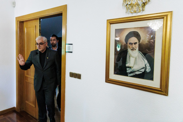 Archivo - El embajador de Irán en España, Reza Zabib