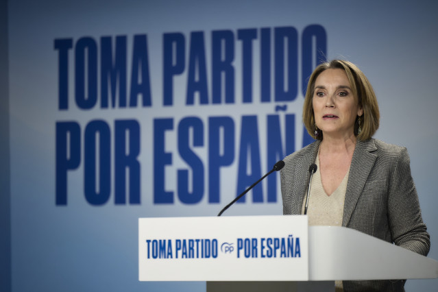 La vicesecretaria de Regeneración Institucional del Partido Popular, Cuca Gamarra.