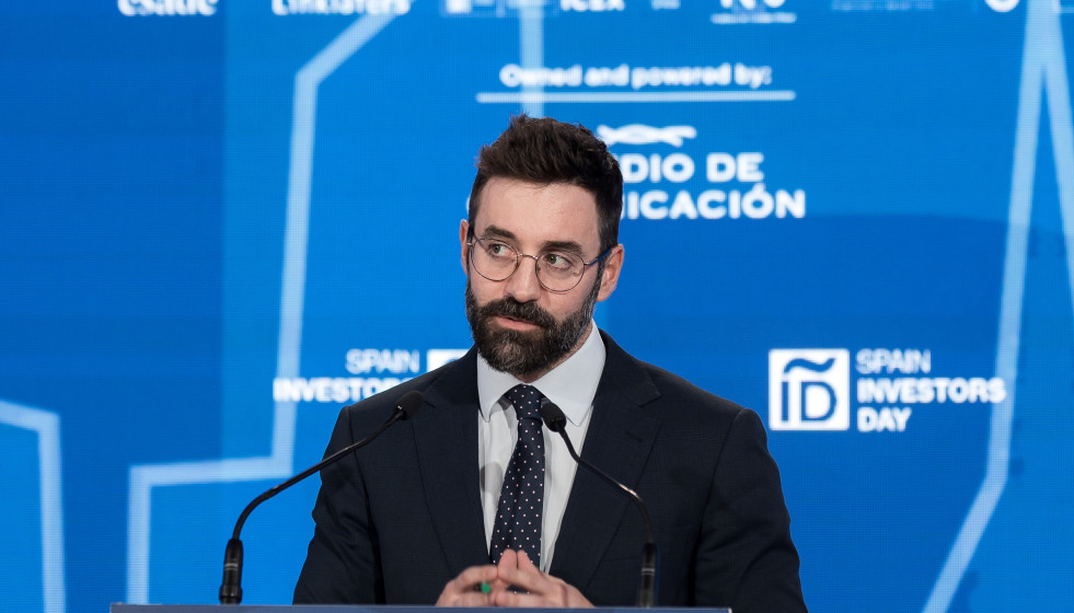 El secretario de Estado de Energía, Joan Groizard Payeras, durante la primera jornada de la XVI edición del Spain Investors Day (SID), en el Hotel Four Seasons, a 14 de enero de 2026, en Madrid (Esp