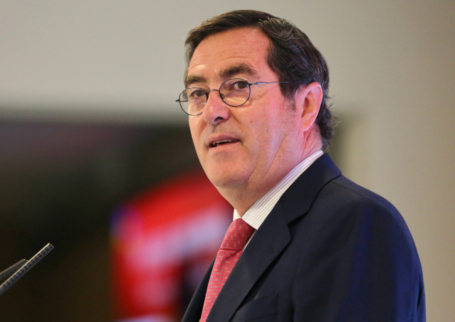 Archivo - El presidente de CEOE, Antonio Garamendi