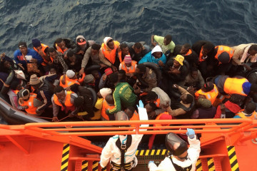 Archivo - Patera rescatada