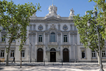 Archivo - El edificio del Tribunal Supremo, a 24 de abril de 2023, en Madrid (España).