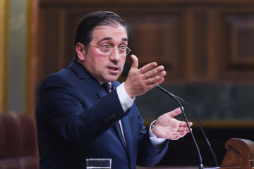 Archivo - El ministro de Asuntos Exteriores, José Manuel Albares, en el Congreso