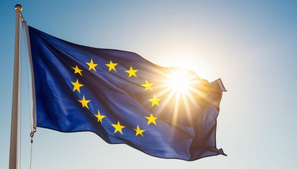 Archivo - Imagen de la bandera europea.