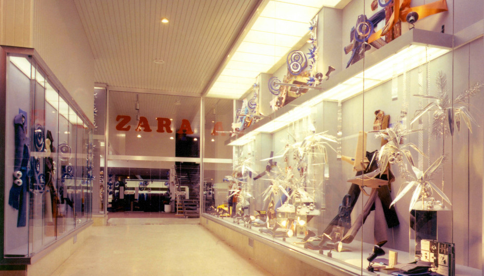 Archivo - Tienda de Zara 1975