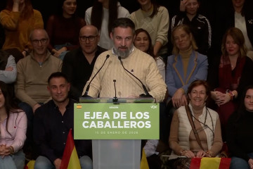 El presidente de Vox, Santiago Abascal.