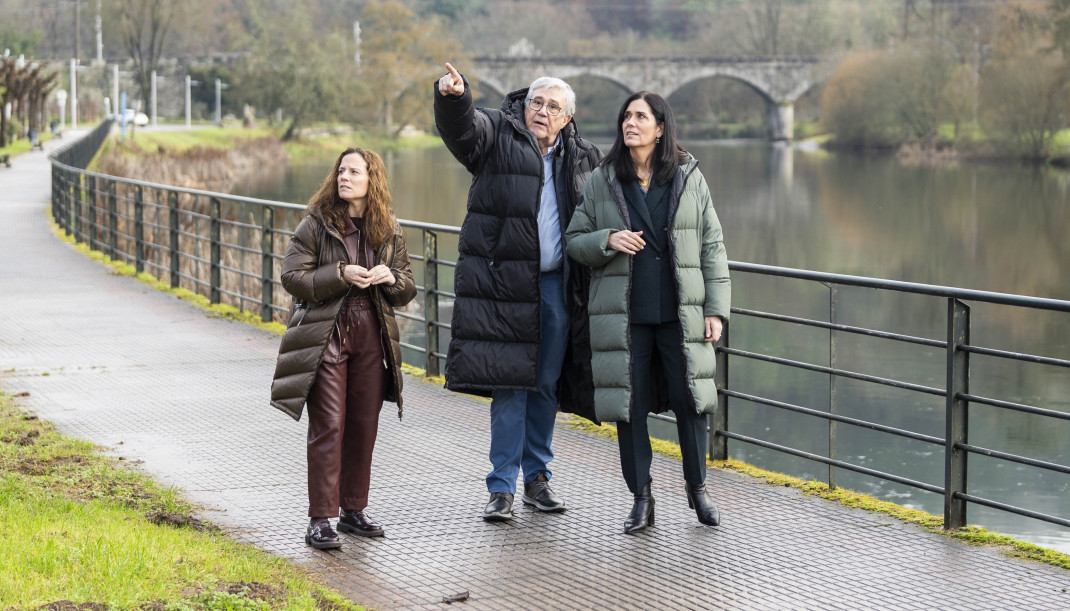 Prado, durante la visita.