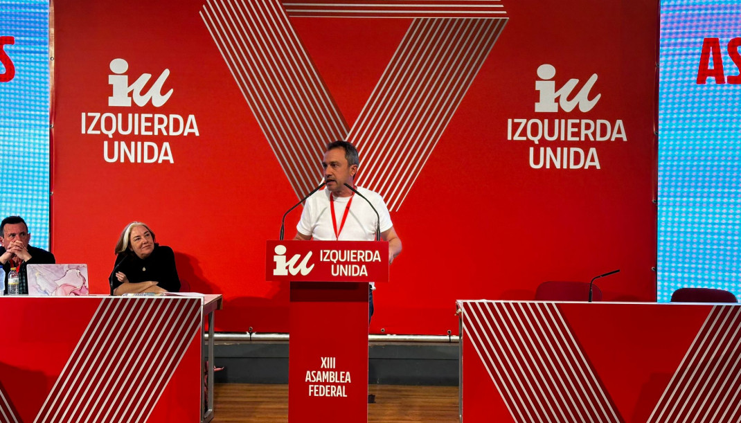 Archivo - El coordinador de IU en Asturias, Ovidio Zapico, en una imagen de archivo.