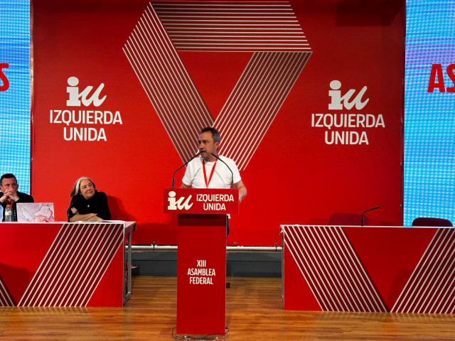 Archivo - El coordinador de IU en Asturias, Ovidio Zapico, en una imagen de archivo.