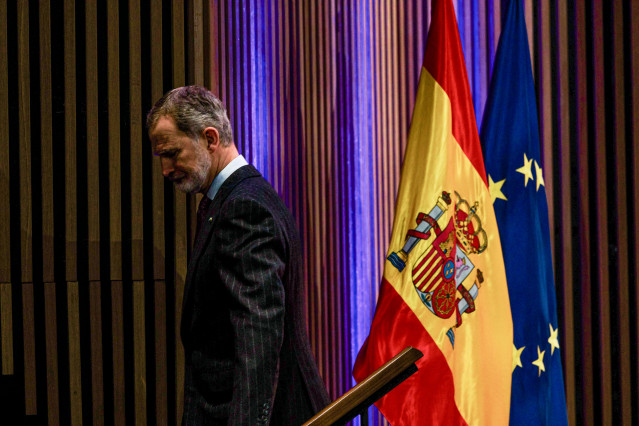 El Rey Felipe VI clausura la X Conferencia de Embajadores y Embajadoras de España, en el Ministerio de Asuntos Exteriores, Unión Europea y Cooperación, a 9 de enero de 2026, en Madrid (España).