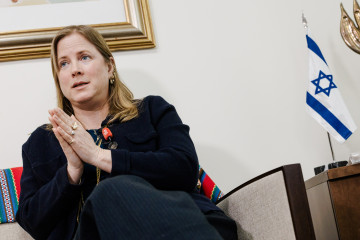 La encargada de negocios de Israel, Dana Erlich, durante una entrevista para Europa Press, a 19 de enero de 2026