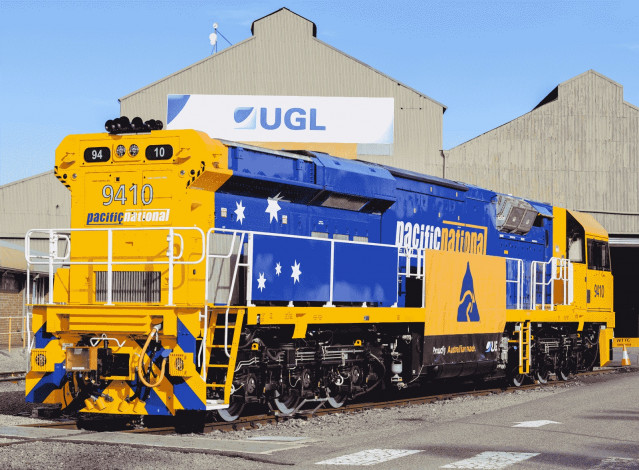 Archivo - Locomotora de UGL Transport