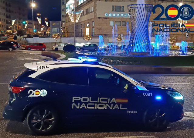Imagen de un coche patrulla de la Policía Nacional
