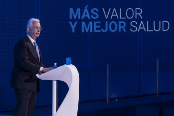 Archivo - El director general de SegurCaixa Adeslas, Javier Murillo, durante la la apertura del XIII Foro de Seguros de Salud.