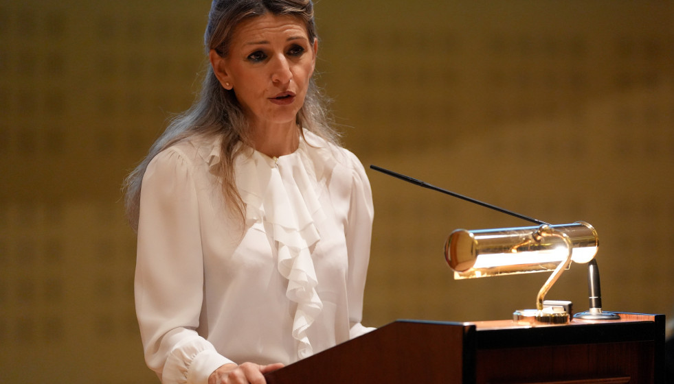 La vicepresidente segunda del Gobierno y ministra de Trabajo y Economía Social, Yolanda Díaz